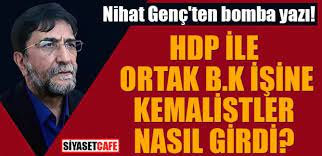 Gazeteci yazar nihat genç açılımcı chp'ye ve kılıçdaroğlu'na zehir zemberek ve çok ağır sözlerle yüklendi. Nihat Genc Ten Bomba Yazi