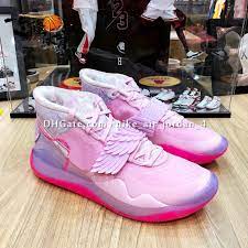 Kevin durant's aunt pearl passed away in 2011 from lung cancer and since then kevin has done what he can to pay tribute to her. 2020 New Kd 12 What The Aunt Pearl Pink Kevin Durant Xii Basketball Shoes For Mens 12s Kd12 Designer Wings Sports Sneakers Size7 12 From Nike Air Jordan 4 55 96 Dhgate Com