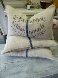 Vintage Leinen Kissen Bedruckt Kissen Bedrucken Vintage Kissen Kissen