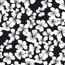 Check out our floral black and white pattern selection for the very best in unique or custom, handmade pieces from our shops. Black And White Laconic Sakura Blossom Seamless Pattern Abstract Decorative Stock Vector Crushpixel