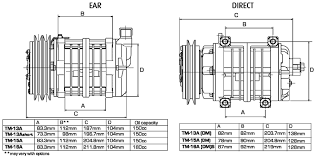 valeo compressors technical specifications tm13 tm15 tm16