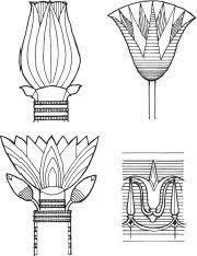 Egyptian Lotus Columns Reference Egyptian Drawings Lotus Art Egyptian Art