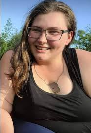 Random act of crochet kindness with a blue and white butterfly