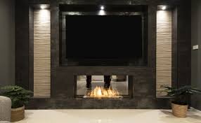 Majestic designer see through wood burning fireplace by majestic. Flex 104db Double Sided Fireplace Insert Ecosmart Fire