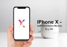 Phone X App Presentation Mock Up Presentation App Mockup