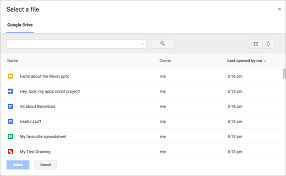 The google drawing can then be attached to any event in a google calendar…. Picker Google Developers