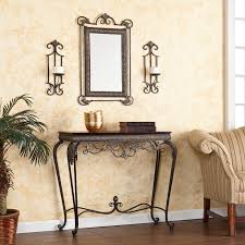 Maybe you would like to learn more about one of these? Southern Enterprises Adisa Sconce Mirror Console Table 4 Piece Set Aged Bronze Patina Walmart Com Walmart Com