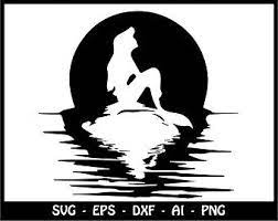 Mermaid Svg Disney Svg Mermaid Clipart Sunset Svg Mickey Svg Minnie Svg Svg Files Files For Cricut Sil Little Mermaid Silhouette Mermaid Svg Disney Silhouettes