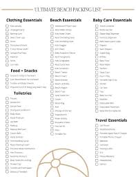 beach vacation essentials taryn newton
