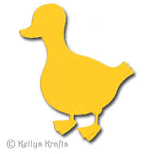 Duck Bird Die Cut Shapes Pack Of 10 0 35