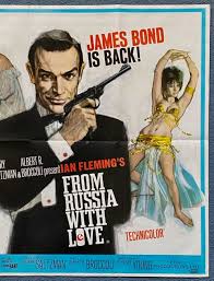 The following weapons were used in the film from russia with love: James Bond From Russia With Love Movie Poster Sean Connery