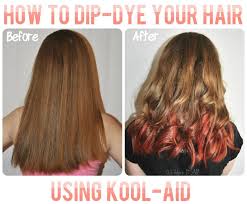 Anna And I Did This It Worked Really Well And Looked Really Cute Kool Aid Hair Dye Dip Dye Hair Hair
