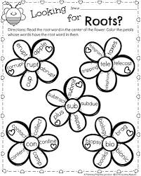 1st Grade Math And Literacy Worksheets For February Planning Playtime Activities For 1st Graders Root Words Activities Literacy Worksheets