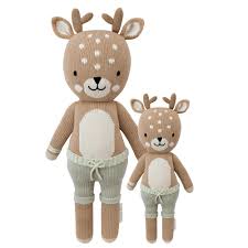 See more ideas about knitting dolls clothes, knitted dolls, crochet doll clothes. Cuddle Kind Fawn Big Knit Doll Elliot West Coast Kids