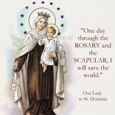 Our Lady To St Dominic The Feast Day Of Our Lady Of Mt