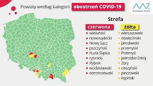 W powiatach, w których w ostatnich 14 dniach zanotowano większe wzrosty zachorowań, mogą się pojawiać pewne regionalne obostrzenia. Koronawirus W Polsce Ruszaja Nowe Obostrzenia Dla Czerwonych I Zoltych Stref Lista Powiatow
