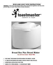 Toastmaster user manual bread box recipe book pdf download. Toastmaster Bread Sale Us For Sale Toastmaster Bread Sale