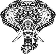 652 x 644 gif pixel. Muursticker Wilde Dieren Olifant Mandala Tenstickers