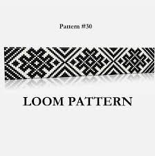 Black And White Bracelet Pattern Beading Bracelet Dark Violet Blue Lilac Silver Beads Etsy Bracelets Handmade Beaded Crochet Beaded Bracelets Beaded Bracelet Patterns