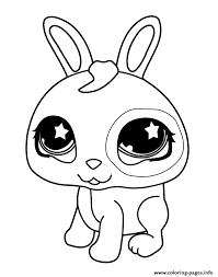 Do you know why rabbits love to eat carrots? Littlest Pet Shop Cute Bunny Coloring Pages Printable