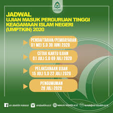 Sse umptkin adalah sistem seleksi elektronik ujian masuk perguruan tinggi keagamaan islam negeri. Um Ptkin 2020 Panitia Nasional Terbitkan Jadwal Terbaru Uin Alauddin Makassar