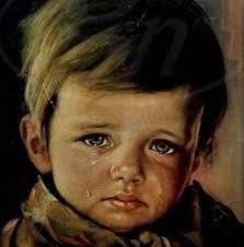 In the 1950s, artist Giovanni Bragolin saw an explosion in the popularity  of prints of "The Crying Boy," which began selling around the world.  Decades later, however, rumors began to spread that