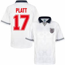 The shirt is famously remembered by iconic images of gazza in tears at the tournament. Score Draw England Home Platt 17 Retro Trikot Wm 1990 Retro Filz Spielerbeflockung