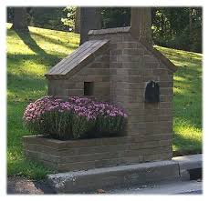 House number on the brick mailbox. A Picture Of A Custom Brick Mailbox B4ubuild Com