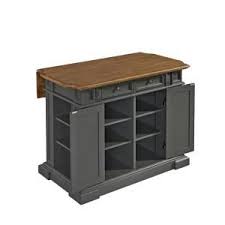 Homestyles Americana Grey Kitchen Island With Drop Leaf Grey Kitchen Island Kitchen Island With Seating Drop Leaf Kitchen Island