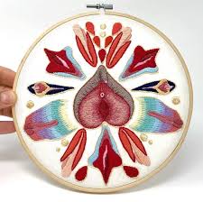 Some people might get shy when talking about our bodies, but not embroidery artist jess de wahls. Vagina Museum On Twitter We Are Having Another Vagestic Embroidery Workshop With The Fabulous Jess De Wahls Next Week Where We Re Going To Make Amazing Pieces Like This One This Workshop Is