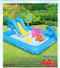 offre aire de jeux gonflable fantastic aquarium bestway chez gifi