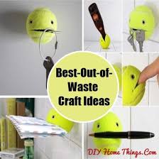 Tennis Ball Best Out Of Waste Ideas Creative Club Crafts Diy For Kids