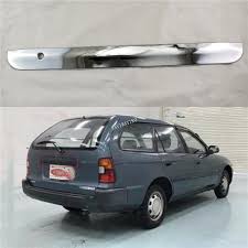 Research 1996 toyota corolla dx 5 door wagon prices, used values & corolla dx 5 door wagon pricing, specs and more! Abs Chrome Rear Trunk Lid Trim Cover For Toyota Corolla 1996 Ae110 Ae111 Ae112 Trunk Lids Parts Aliexpress