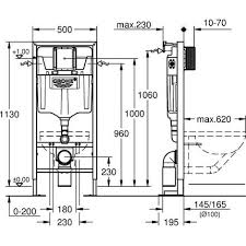 Grohe Rapid Sl Bati Support Autoportant 1 13m