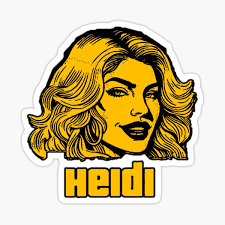 Heidi Kill Tony Black White" Sticker for Sale by JOSIALOGAN
