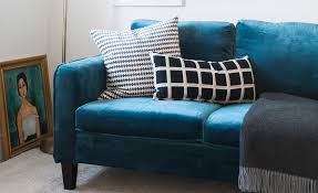 Whether you select a small leather sectional or an upholstered one, make sure the couch's size is. The Perfect Small Space Sofa And How To Style It
