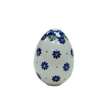 Robins egg blue easter eggs ceramic clay porcelain easter. Ceramic Easter Egg Small A413 D53 Andy Polish Pottery Factory Store