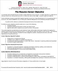 Free 7 Job Objective Samples In Ms Word Pdf