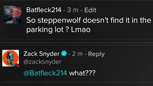 Fueled by his restored faith in humanity and inspired by superman's selfless act, bruce wayne and diana prince assemble a team of metahumans consisting of barry allen, arthur curry. Humor Let S Just Say There Won T Be Any Parking Lots With Free Motherboxes In Zack Snyder S Justice League Dc Cinematic