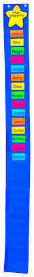 one column graphing pocket chart pocket chart id 8694