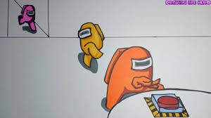 How To Draw Among Us Funy Part 6 Funny Drawings Mermaid Gifs Drawings