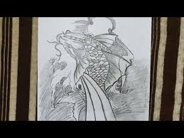 * hình xăm cá chép nhỏ ở cổ tay : Cach Váº½ Ca Chep Trong Tattoo Báº±ng But Chi 2 How To Draw Fish In Tattoo With Pencil Youtube