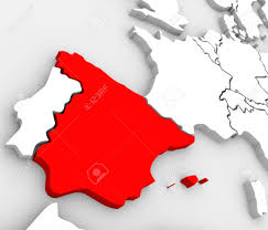 Portugal is located in southwestern europe. An Abstract 3d Map Of Europe The Continent And Several Countries Stock Photo Picture And Royalty Free Image Image 18855465