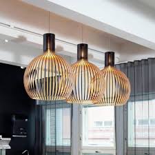 New hallway lights can give the feeling of expanding space, while hanging ceiling lights in the bedroom can create a relaxing and soothing mood. Octo Amira Caged Pendant Final Sale In 2021 Wooden Pendant Lighting Wooden Chandelier Wooden Pendant Lamp