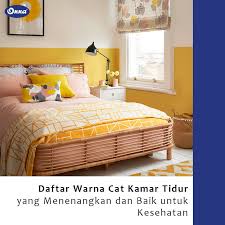 Selain itu kamu dapat menggunakan kasur lipat sebagai alas tidur. Daftar Warna Cat Kamar Tidur Yang Menenangkan Dan Baik Untuk Kesehatan