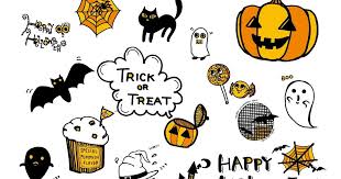 おばけ 魔女 かぼちゃ モンスターなど ハロウィンのpopや販促物その他いろいろの飾りに使える手書きイラストです イラスト 手書きポップ おばけ