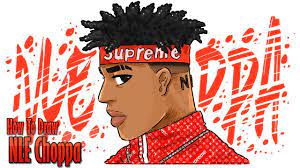He has since doubled down with a new clip to attach to the new song. How To Draw Nle Choppa Step By Step Supreme Youtube