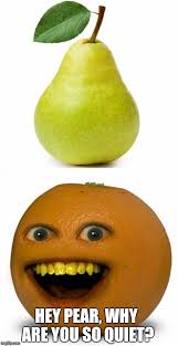Pear is a main character on the annoying orange series. Image Tagged In Annoying Orange Pear Funny Memes Imgflip