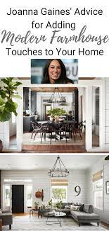 Joanna Gaines Reveals Easy Ways To Add Modern Farmhouse Flair To Any Home Farm House Living Room Modern Farmhouse Kitchens Modern Farmhouse Decor