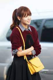 15 Ways To Wear Your Bangs With Ponytails Bangs Ponytail Korean Hairstyle Hairstyles With Bangs